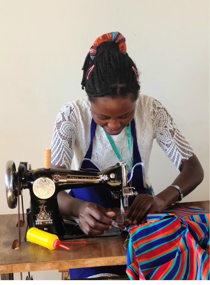 Grace Vocational Training Center student