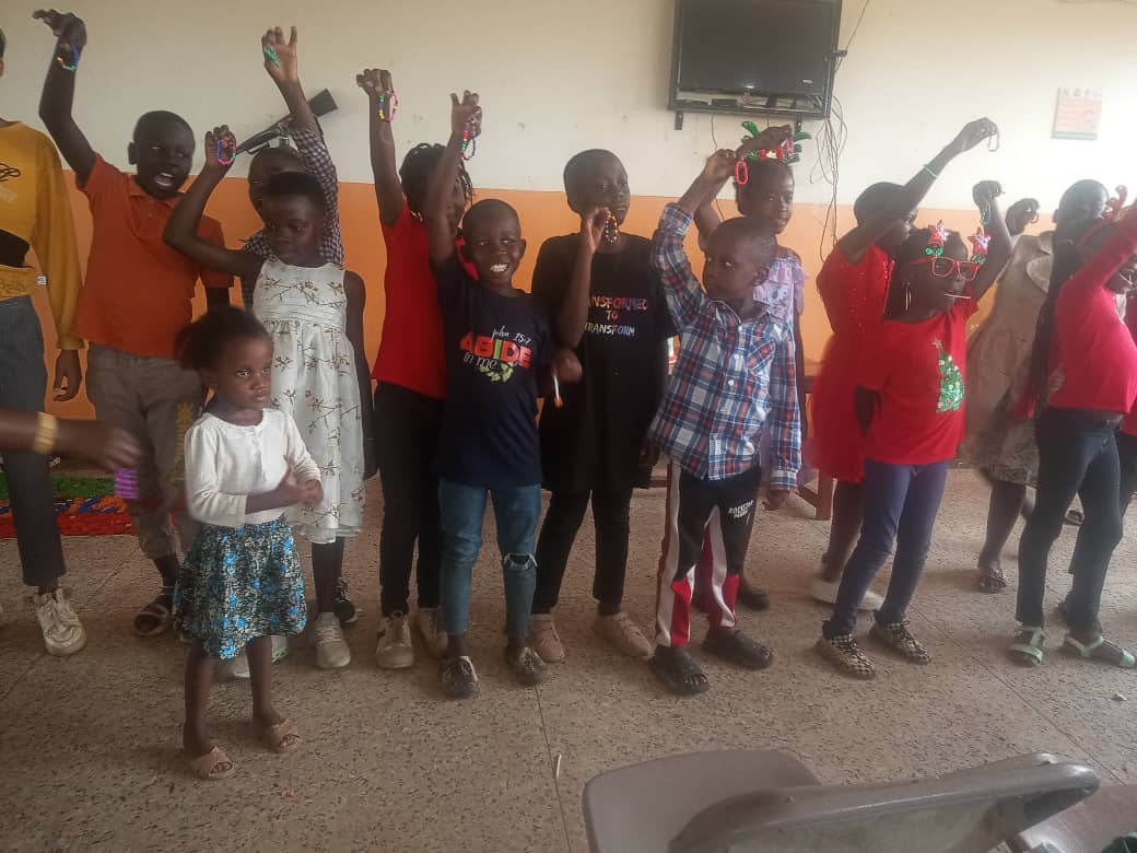 Young children in Sunday school