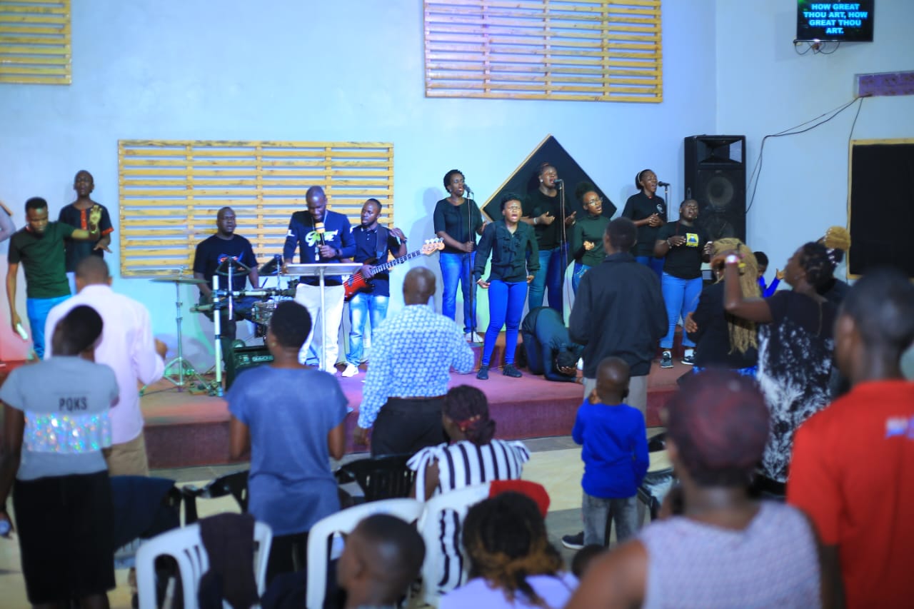 Word of Life Church congregation in worship